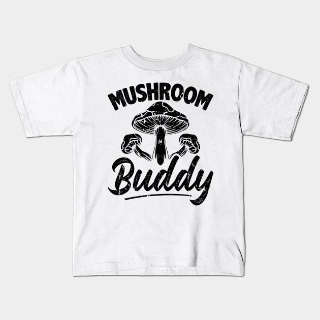 Mushroom Lover Funny Mushroom Foraging Kids T-Shirt by Humbas Fun Shirts